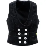 JOB Damen-Zunftweste KIRA Trenkercord schwarz 36 - 36