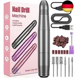 koofit Nagelfräser, Nagelfräser für Gelnägel, Elektrische Nagelfeile 20000 u/Min Verstellbare Geschwindigkei Fräser für gelnägel, Pediküre Maniküre Set für Nagelhaut Shellac Acrylgel