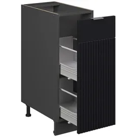 Vicco Unterschrank Apotheker Fame-Line 30 x 0 x 0 cm Schwarz