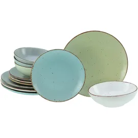 CreaTable Fashion Tafelservice 12-tlg. bunt