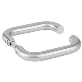 Hermat Glastürdrückerpaar 1801 BASIC 01 VA U-Form 4-KT.8mm HERMAT