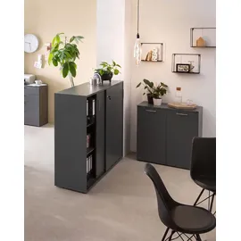 Schildmeyer Serie 1500 Aktenschrank 160,2 x 41,0 x 119,4 cm anthrazit