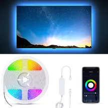 B.K.Licht LED Strip 2 M - smart dimmbar, Farbwechsel, Sprachsteuerung, RGB