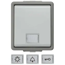 Siemens Dig.Industr. IP44,Taster, neutral Licht 5TD4701