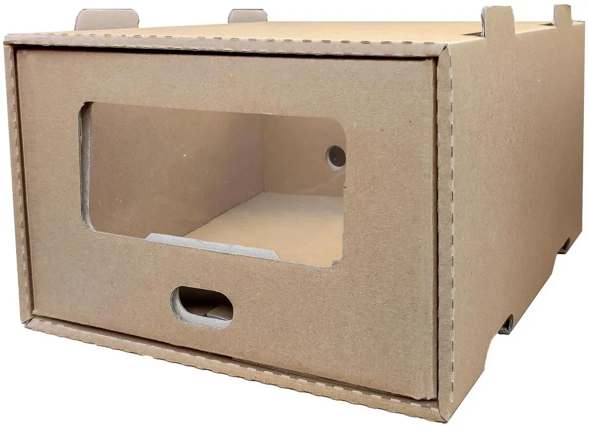 Schubladenbox 360x270x180mm, stapel- und erweiterbar, mit Sichtfenster