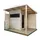 Harvia Sentiotec Gartensauna Scala Medium Saunahaus Aus Fichte Massivsauna Ca. 344x313x270 Cm