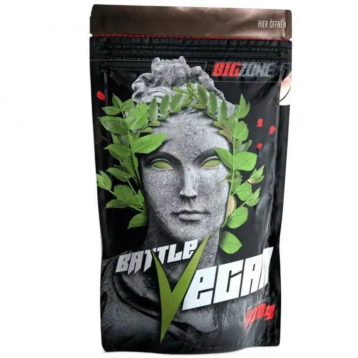 Big Zone - Battle Vegan Protein - 1000g Geschmacksrichtung Erdnuss-Caramel