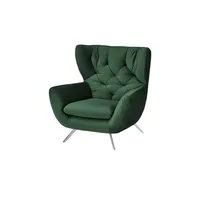 jette home Hochlehnsessel Caldara Samt 100 x 106 x 95 cm Grün