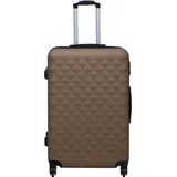 vidaXL ABS 4-Rollen Cabin 28 cm / 76 l braun