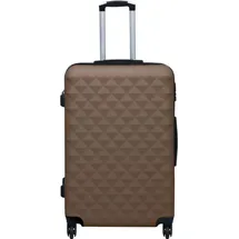 vidaXL ABS 4-Rollen Cabin 28 cm / 76 l braun