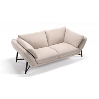 Sofanella 2-Sitzer Stoff Estella, Relaxsofa, Designsofa, Designer Couch, Italienisches Sofa, 2er Sofa beige