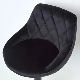 Homescapes Barhocker Henley 48 x 105 x 46 cm Schwarz