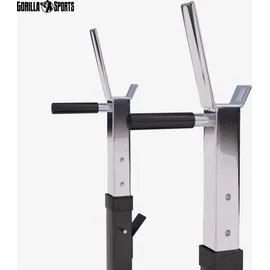 Gorilla Sports Hantelbank Schwarz/Weiß