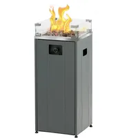 Buschbeck Feuersäule Loungefeuer Malta Ø 91 cm Grau