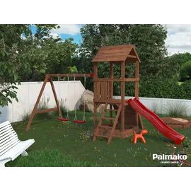 Palmako Spielturm JESPER SET 3 361 x 304 x 314 cm Braun
