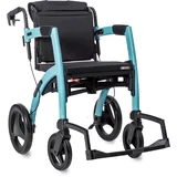 Rollz Motion 2.1 Rollator und Rollstuhl faltbar blau