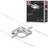 Paulmann LED Seilsystem MacLED Einzelspot 250lm 4,5W 3000K 12V Chrom matt Chrom