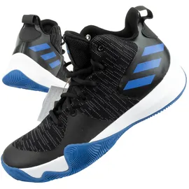 adidas Explosive Flash, Herren Basketballschuhe, Schwarz (Negbás/Azalre 000), 40 2/3 EU - 40 2/3 EU