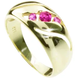 Fingerring OSTSEE-SCHMUCK "Ostsee-Schmuck Ring Pina Ring Pina" Gr. 60, gold (goldfarben), Fingerringe, Damen, Gr. 60 (19,1), Gelbgold 333