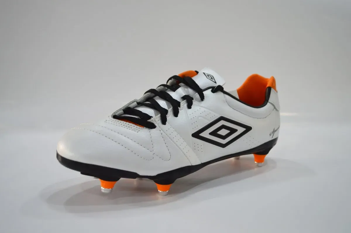 Umbro Schuh Speciali 3 Premier-A SG pearlised white/black/nectarine... - Größe:44,5