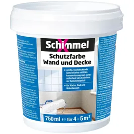 SchimmelX Schutzfarbe Weiß 0,75 l