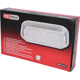 KS Tools 800.0151 Edelstahl Magnet-Teller, 140x240mm