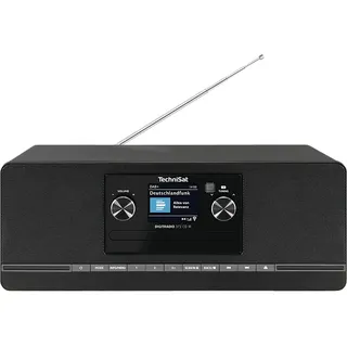 TechniSat DIGITRADIO 372 CD IR DAB+/UKW/Internet-Stereoradio, Hybrid, DAB+, Internet Radio, AM, FM, DAB, Bluetooth, Schwarz