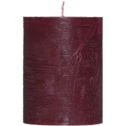 Kerze RUSTIK bordeaux