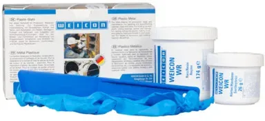 WR | stahlgefülltes flüssiges Epoxidharz-System für Verguss und Spaltausgleich | 200 g | schwarz