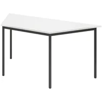 Bümö Kantinentisch, Weiß, Schwarz, Nachbildung, Rechteckig, 160x72x69 cm, FSC