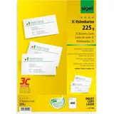 Sigel Visitenkarten LP796 satiniert weiß 225 g/qm, 400 St.
