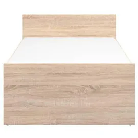 MID.YOU Bett Nepo Plus 90 x 200 cm Eiche massiv natur