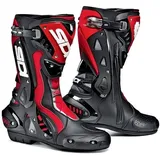 Sidi St Motorradstiefel, schwarz-rot, Größe 42