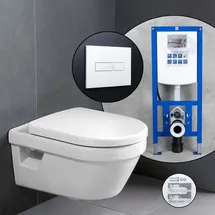 Villeroy & Boch Architectura Wand-WC mit WC-Sitz Weiß