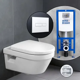 Villeroy & Boch Architectura Wand-WC mit WC-Sitz Weiß