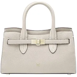 AIGNER Henkeltasche Farah S pearl white