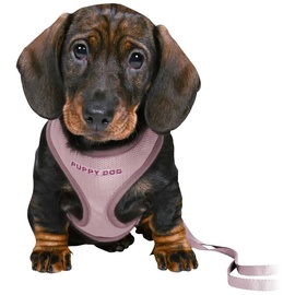 TRIXIE Junior Puppy soft harness with Leash Grau