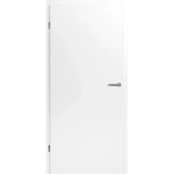 Hörmann Zimmertür-Komplettset - Zarge und Türblatt - ohne Schlüssellochbohrung - DIN Links - 860 mm x 1985 mm - Zarge 80 mm Wandstärke