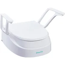 Dietz Toilettensitzerhöhung SmartFix mit Armlehnen weiß