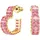 Swarovski Creolen Matrix rosa 5706340