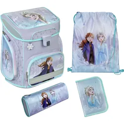 Schulranzen SCOOLI "EasyFit, Frozen", Kinder, Gr. B/H/T: 33cm x 36,5cm x 29cm, bunt (frozen), Polyester, Rucksäcke