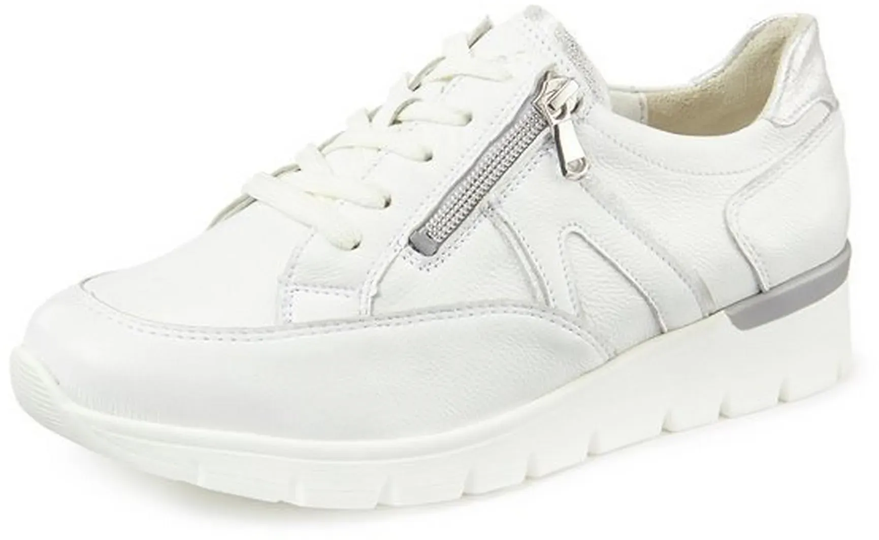 Les sneakers en cuir nappa veau  Waldläufer blanc