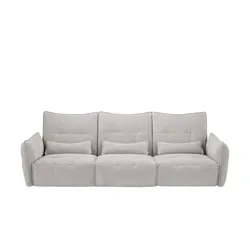 Sofa, 3-Sitzer  Jeaneva ¦ grau ¦ Maße (cm): B: 320 H: 101 T: 114