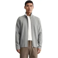 Marc O'Polo Cardigan MARC O'POLO "aus reiner Bio-Baumwolle" Gr. M, grau Herren Strickjacken