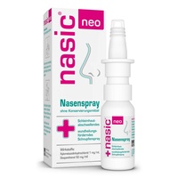 nasic neo Nasenspray mit dem WirkPlus | Abschwellendes Schnupfenspray ohne Konservierungsstoffe für Erwachsene & Kinder ab 6 Jahren | Mit Xylometazolin, Dexpanthenol | 10 ml