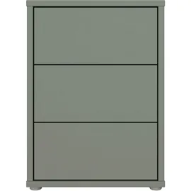Forte Nachtschrank Alice Springs 49,8 x 41,5 x 68,7 cm Grün