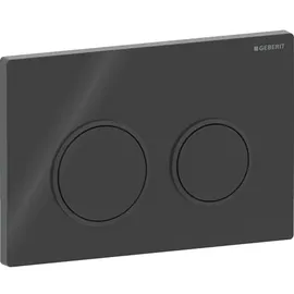 Geberit Omega20 Betätigungsplatte Schwarz/matt