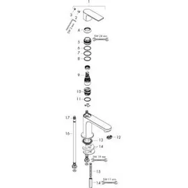 Hansgrohe Rebris E Einhandmischer Mattschwarz