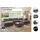 Cotta Wohnlandschaft Kunstleder U-Form 320 cm Schwarz