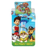 BrandMac Paw Patrol on Deck Paws Kinderbettwäsche 100×135 cm, 40×60 cm
